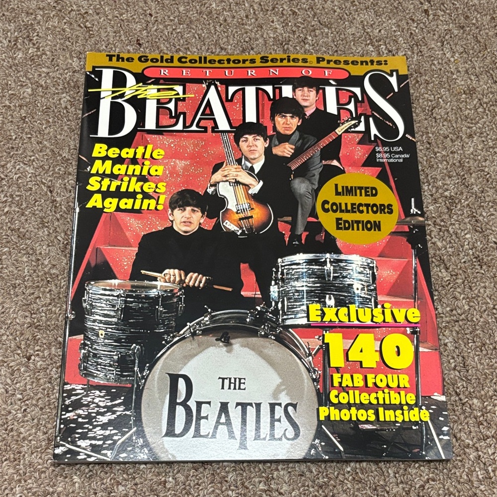 RETURN OF THE BEATLES 1996 GOLD COLLECTORS SERIES LIMITED EDITION